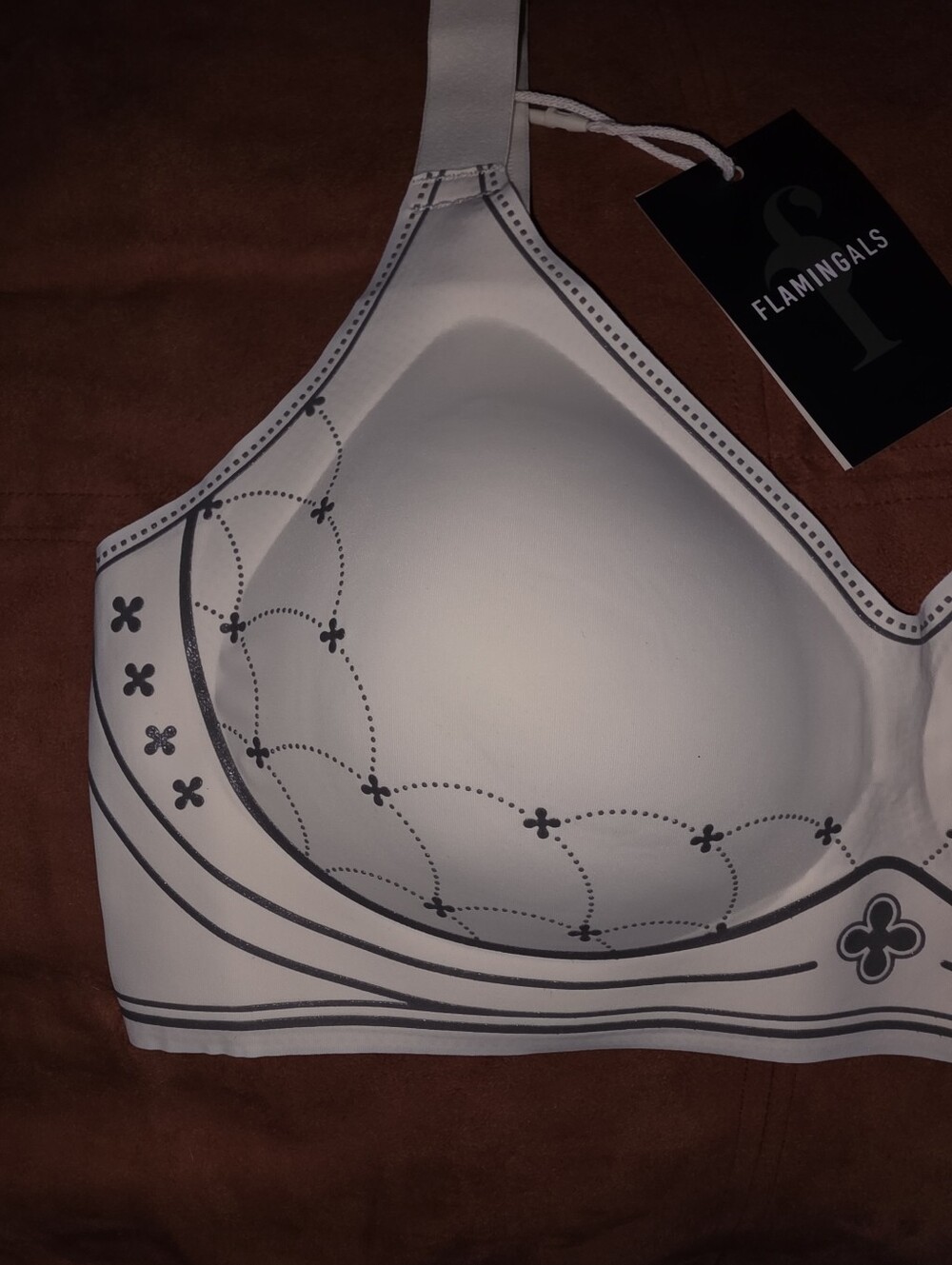 Flamungals-Seamless Light Cream Wire-Free Bra #BRA6 - Picture 7 of 9